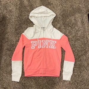 Pink and white PINK jacket